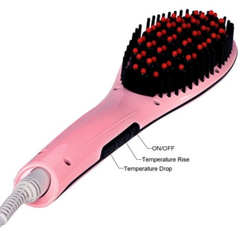 ACEVIVI Haarglätter mit Warmluft und LCD Pink