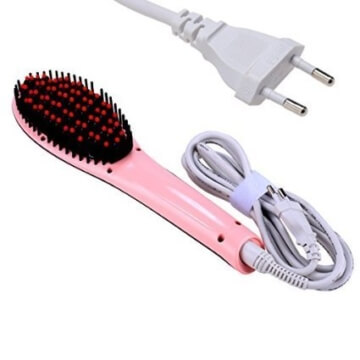 ACEVIVI Haarglätter mit Warmluft und LCD Pink