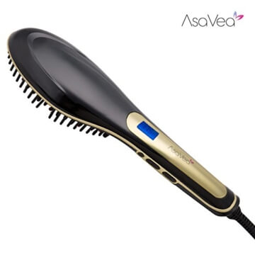 Asavea Glätt Bürste schwarz gold