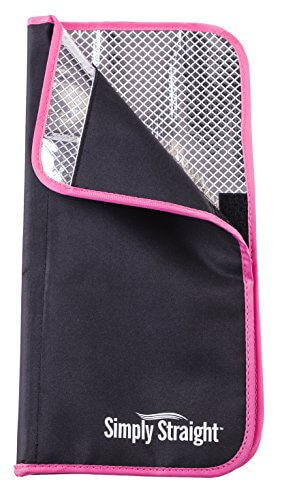 Genius Simply Straight Haar-Glätt-Bürste Pink-Schwarz