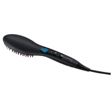 Genius Simply Straight Keramik-Haar-Glätt-Bürste Smart Pink-Schwarz