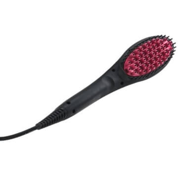 Genius Simply Straight Keramik-Haar-Glätt-Bürste Smart Pink-Schwarz