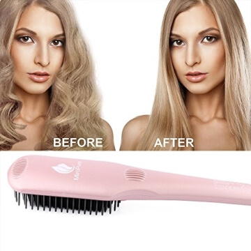 Haarglätter Glättbürste MCH Rosa 2-in-1 Ionisch