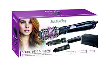 BaByliss AS200E Rotierende Warmluftbürste Brush und Style zum Trocknen, 1000 W, schwarz - 7