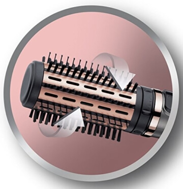 Remington Keratin Protect rotierende Warmluftbürste AS8810, 2 Rundbürstenaufsätze,1000 Watt - 3